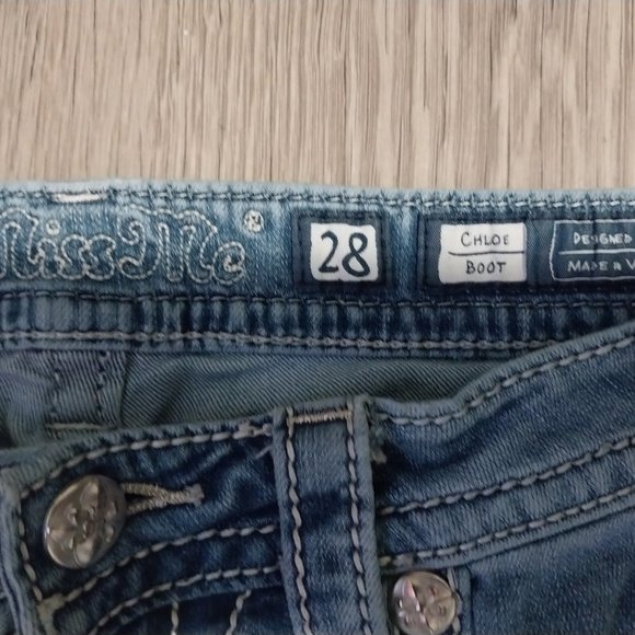 Miss Me Chloe Boot Jeans Size 28 - Picture 5 of 12